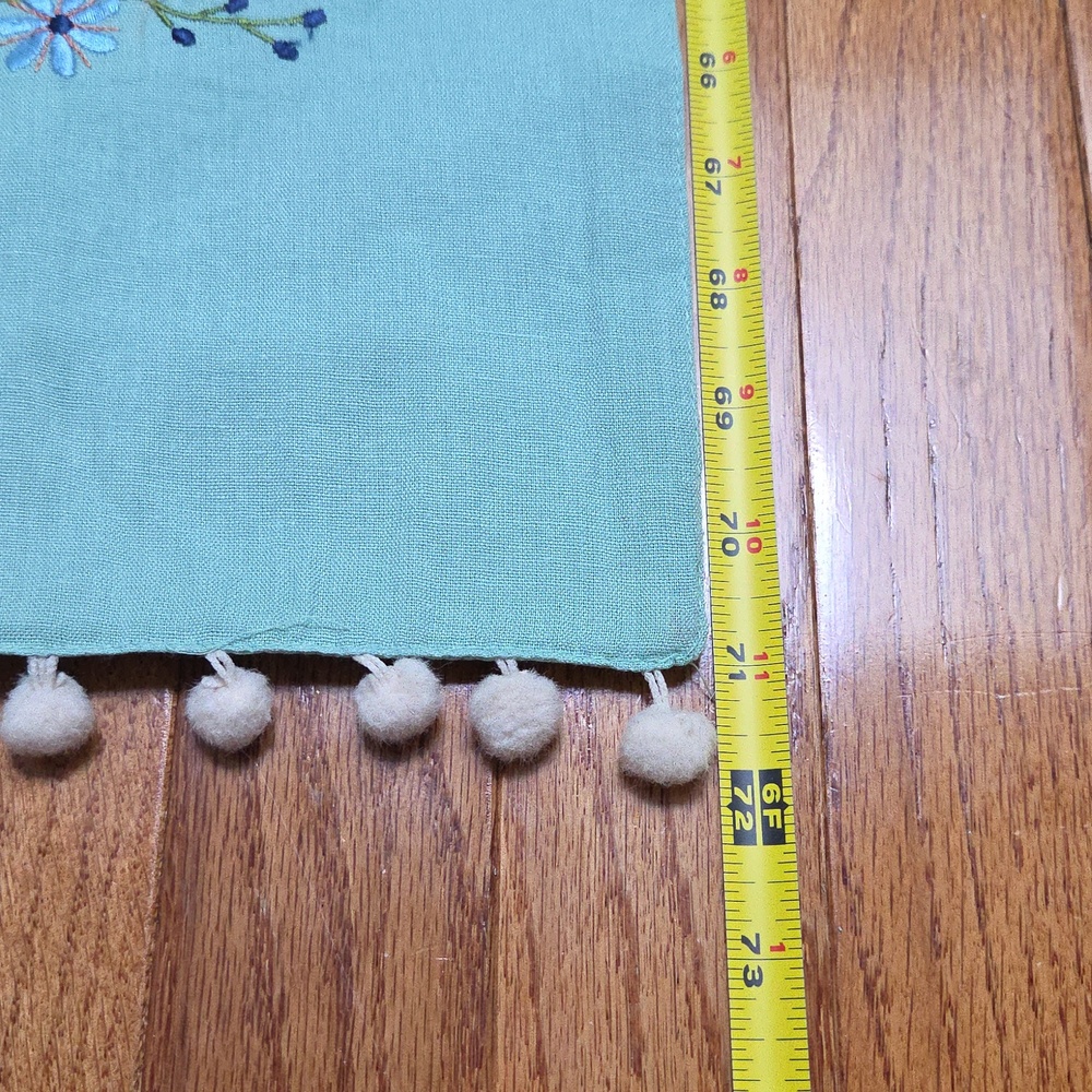 Tabitha Webb Spring Embroidered Table Runner - Picture 12 of 13